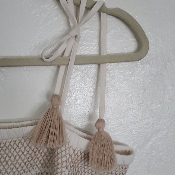 INC Vacay Shop Off The Shoulder Top with Balloon Sleeves & Embroidery Size S - Picture 8 of 13